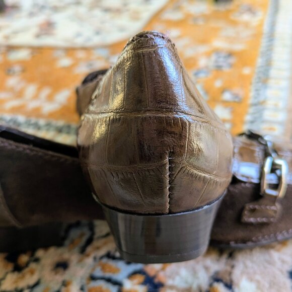 NEW Aerosoles Playfill Low-heeled Pumps, Chocolate Brown, Size 7 - Picture 5 of 6